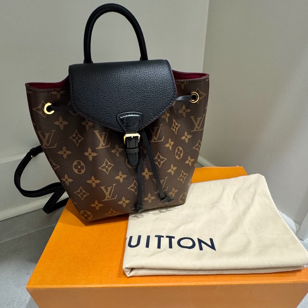 Monogram BB Montsouris NM Backpack Black